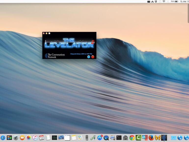 Per Drag-and-Drop optimiert der Levelator Sprachaufnahmen: Dabei gleicht das Tool die Lautstärke an und optimiert die Sprachverständlichkeit.