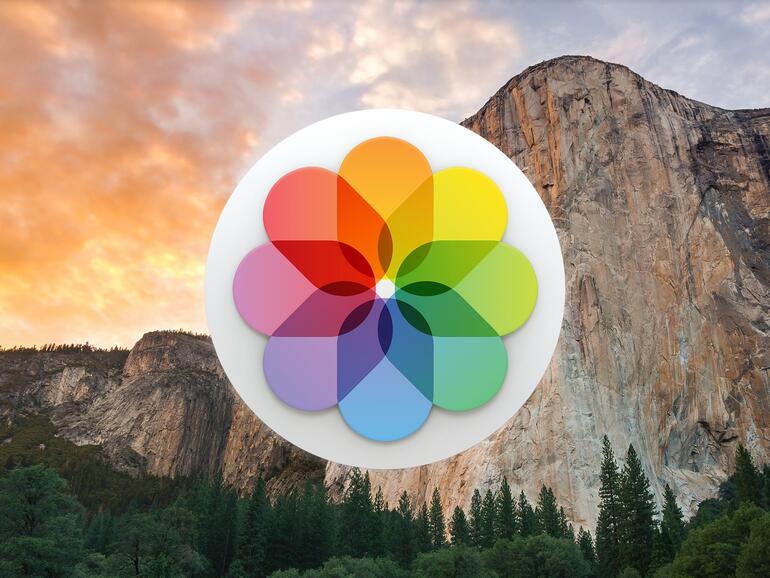 Mit der Fotos-App unter OS X El Capitan kann man Bilder bereits ganz gut bearbeiten...