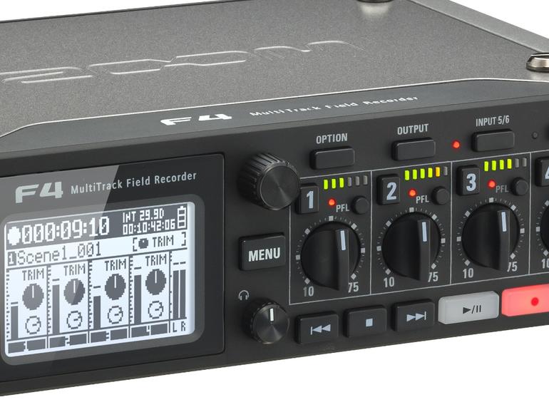 Zoom F4 Neuer Multitrack Fieldrecorder Mac Life