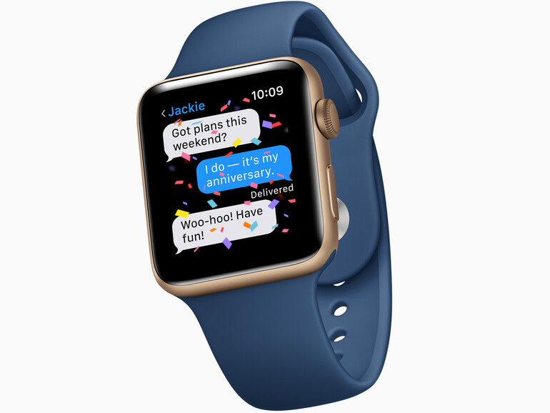 Kein Grund für Konfetti: Das Ladekabel der neuen Apple Watch ist nur noch einen Meter lang