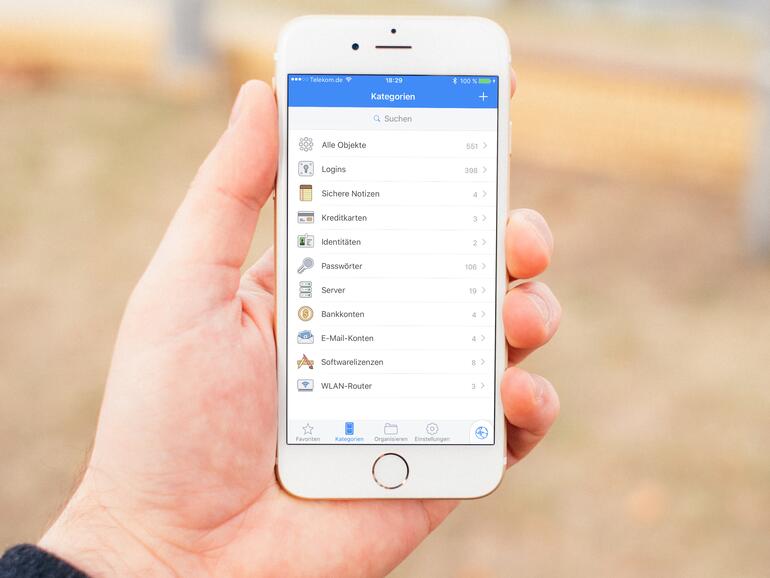 1Password speichert alle Passwörter – und was Ihnen sonst noch wichtig ist.