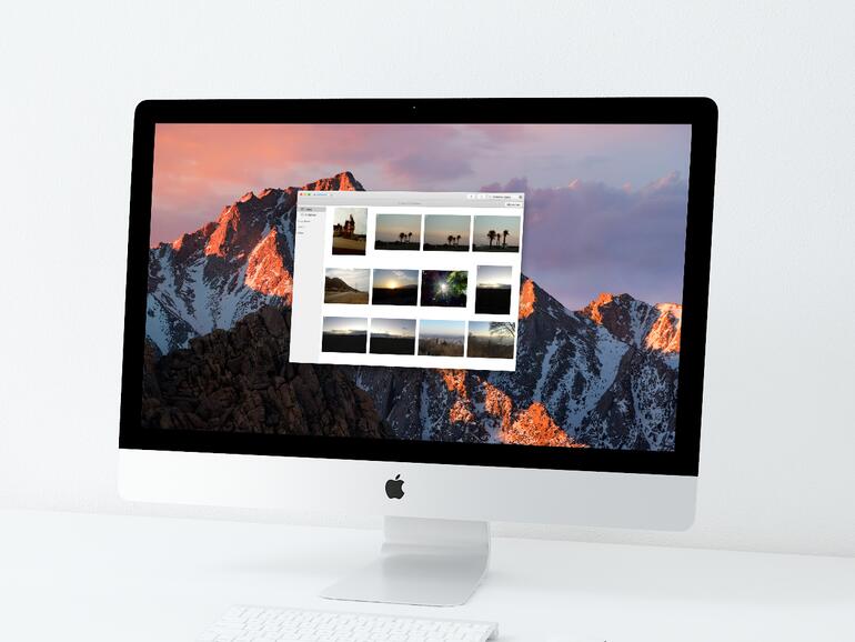 Fotos-App in macOS Sierra am iMac