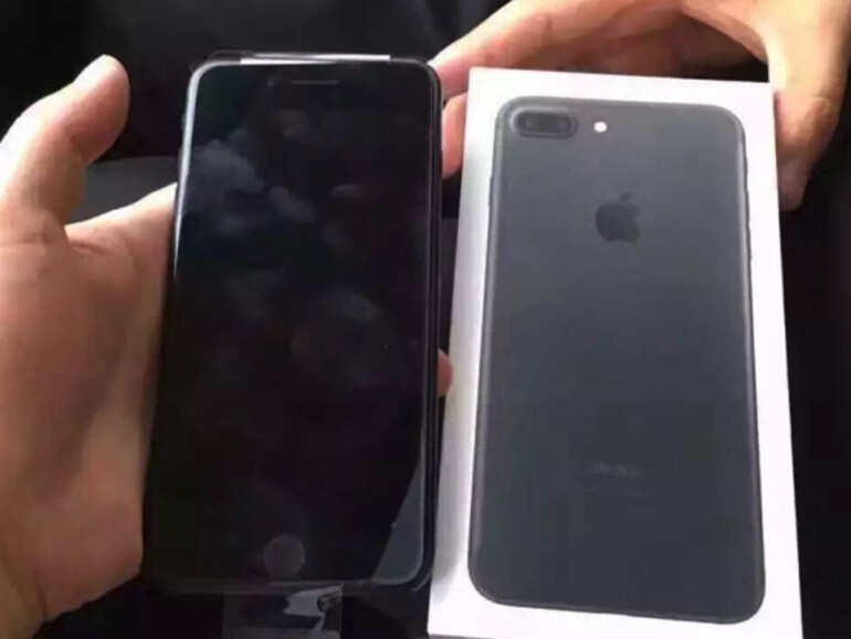 Vermeintliches iPhone 7 in Schwarz vor Verkaufsstart ausgepackt