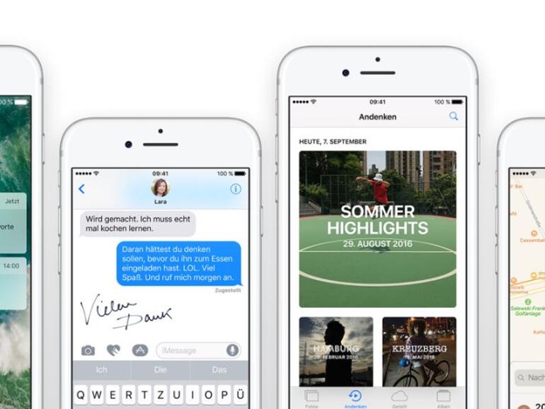 iOS 10 kommt heute Abend