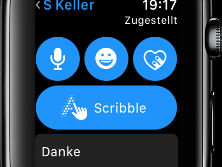 Scribble-Button in watchOS 3