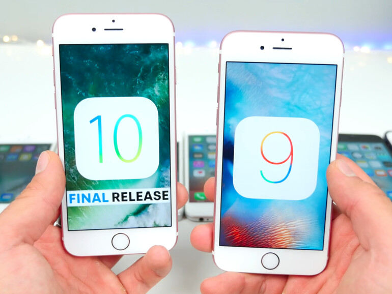 iOS 10 und iOS 9 im Vergleich