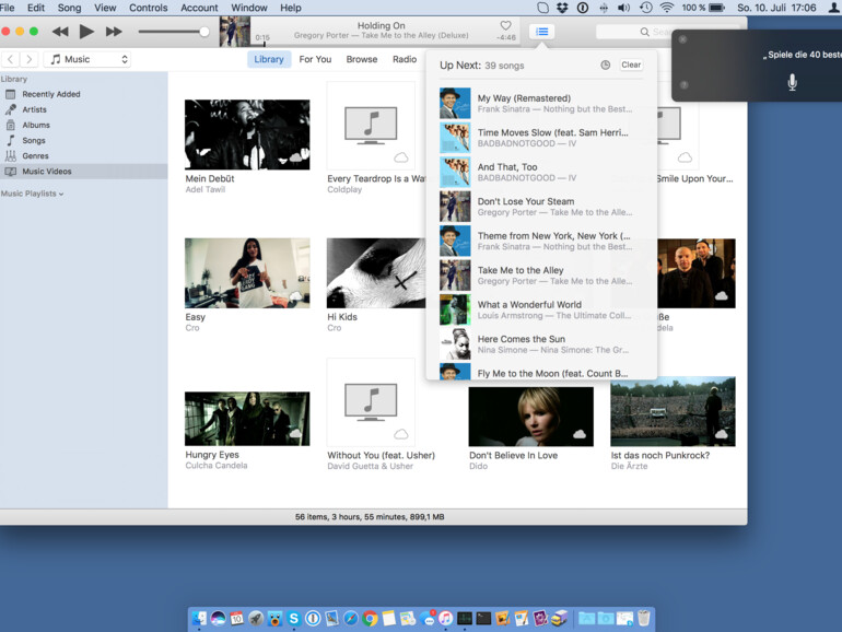 Werden Sie mit Siri zum Diskjockey am Mac
