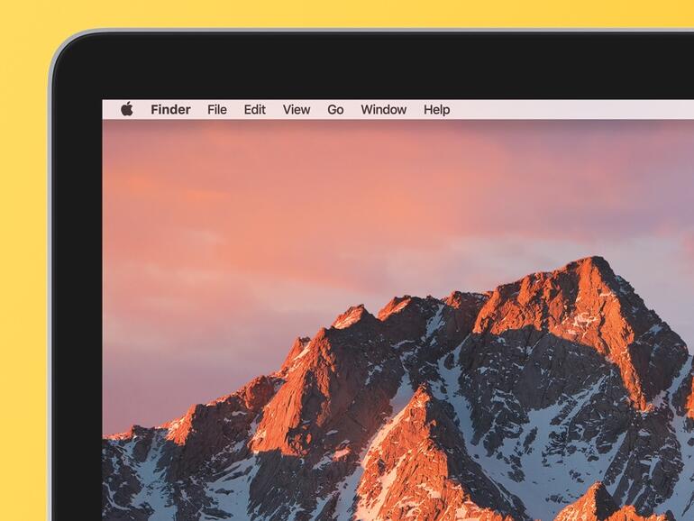 macOS Sierra auf dem MacBook