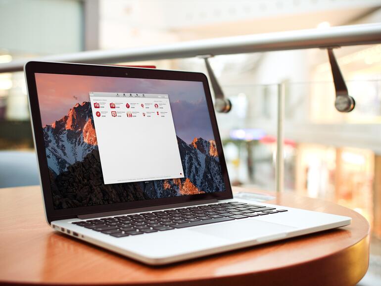 App Store im macOS Sierra nach Siri-Suche.