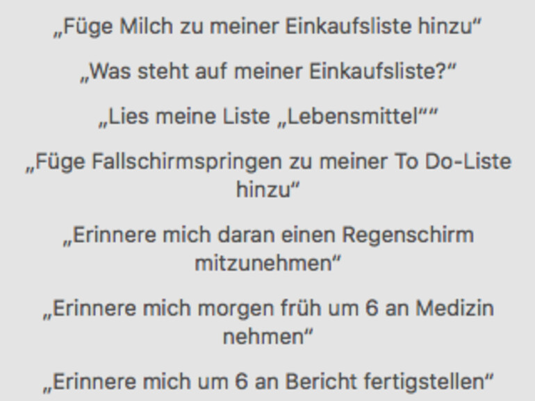 So bearbeiten Sie Erinnerungen mit Siri am Mac