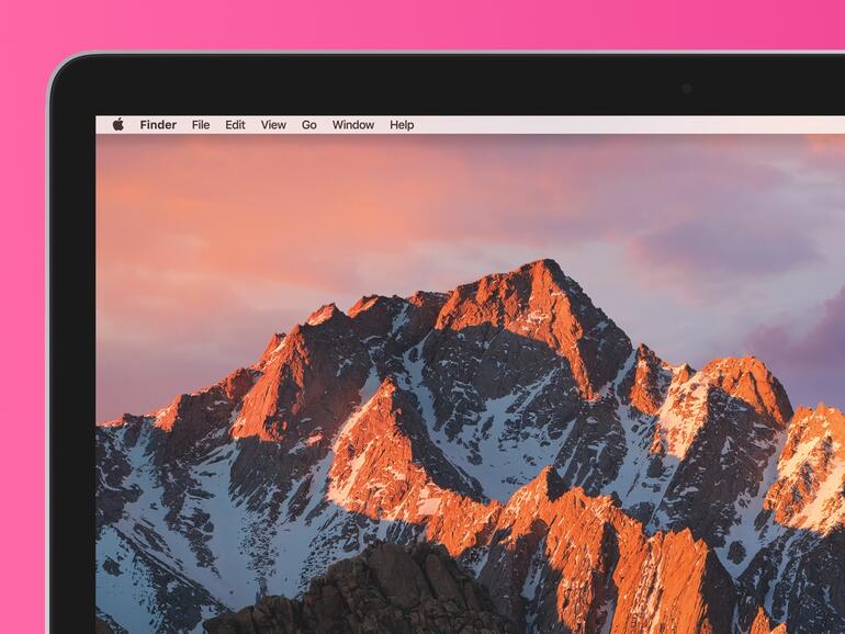 macOS Sierra auf dem MacBook