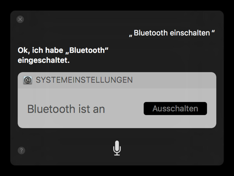 Bluetooth einschalten