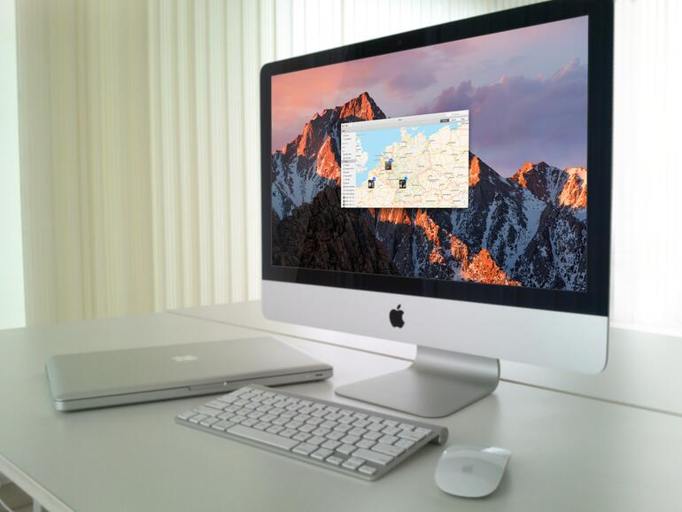 Orte-Album in Fotos-App in macOS Sierra
