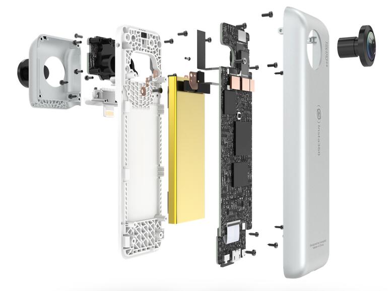 Insta360 nano von innen (und außen)