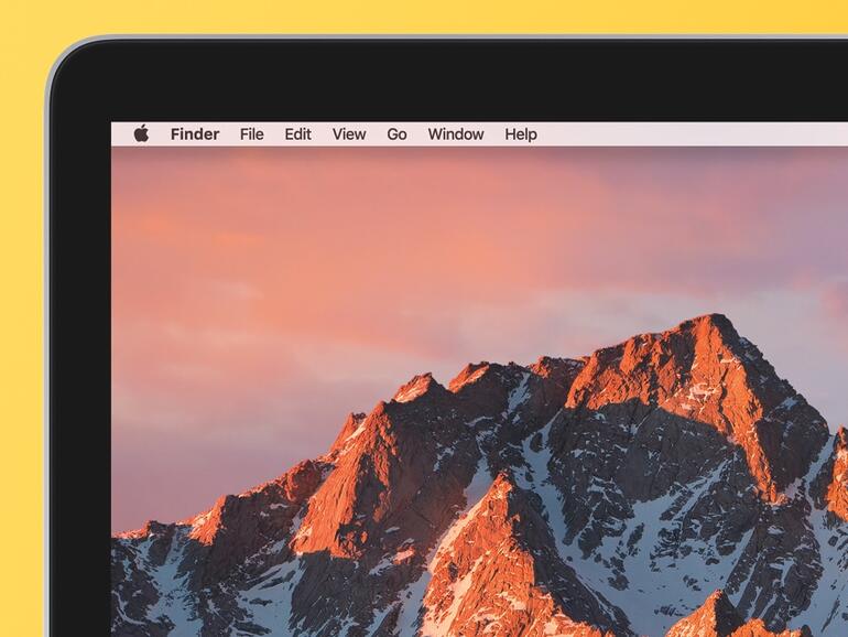 macOS Sierra auf dem MacBook