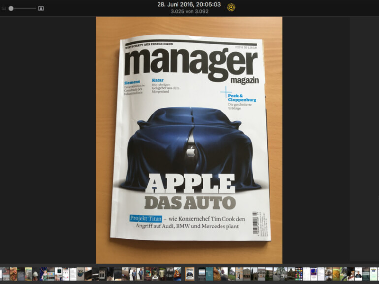 Bearbeiten eines Live-Fotos in macOS Sierra