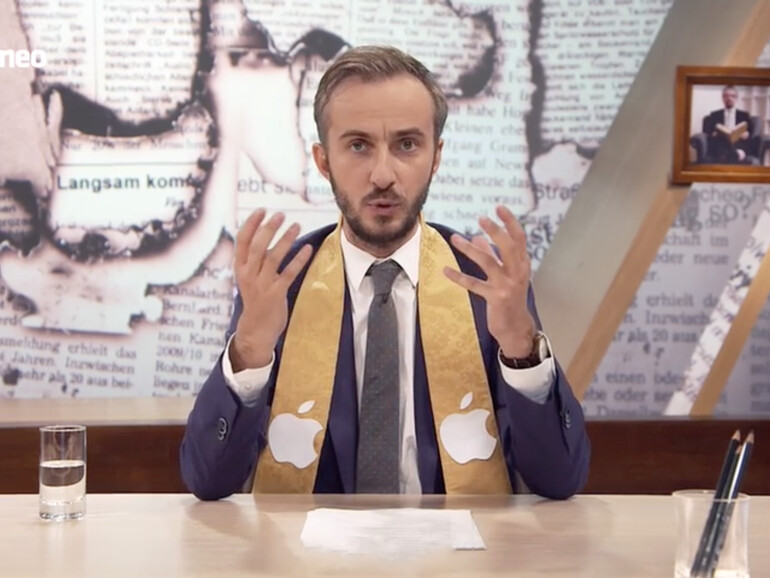 Jan Böhmermann kritisiert Apple