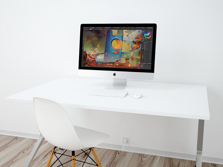 Affinity Designer auf dem iMac