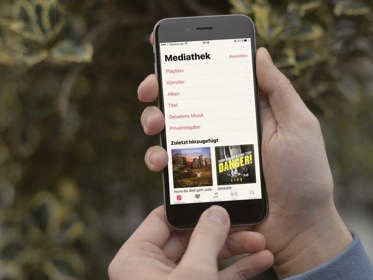 iOS 10: Neue Oberfläche der Musik