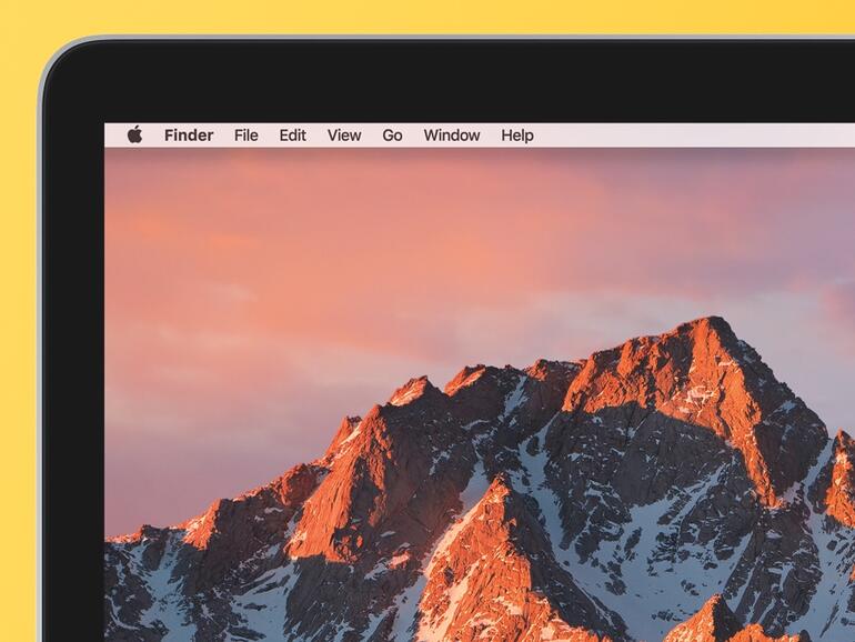 macOS Sierra auf dem MacBook