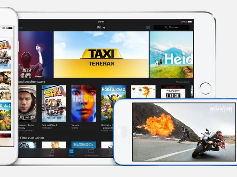 So einen Screenshot wie unten rechts zu sehen, kann man in iOS 10 nicht machen