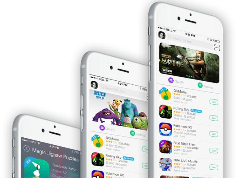 Tutu App auf dem iPhone