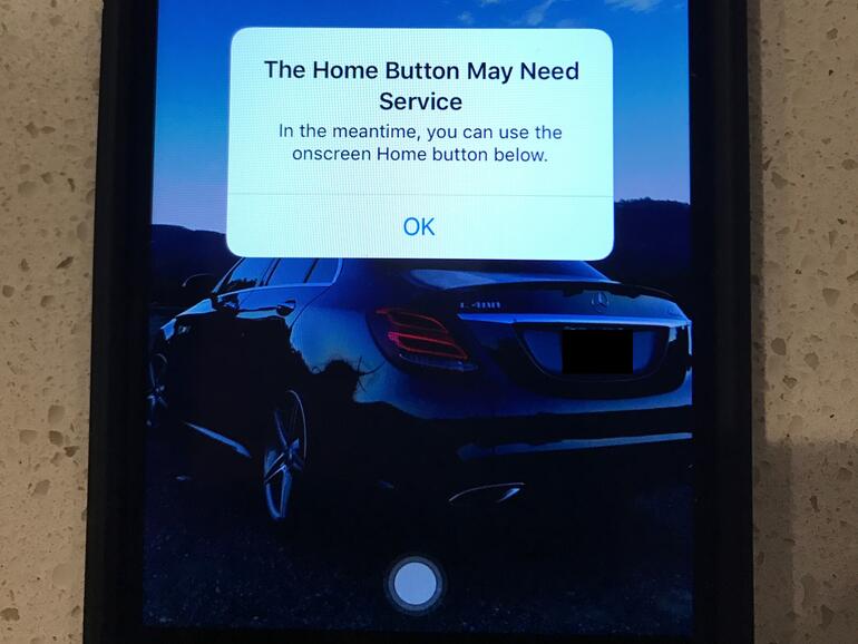 iPhone 7 mit defektem Homebutton