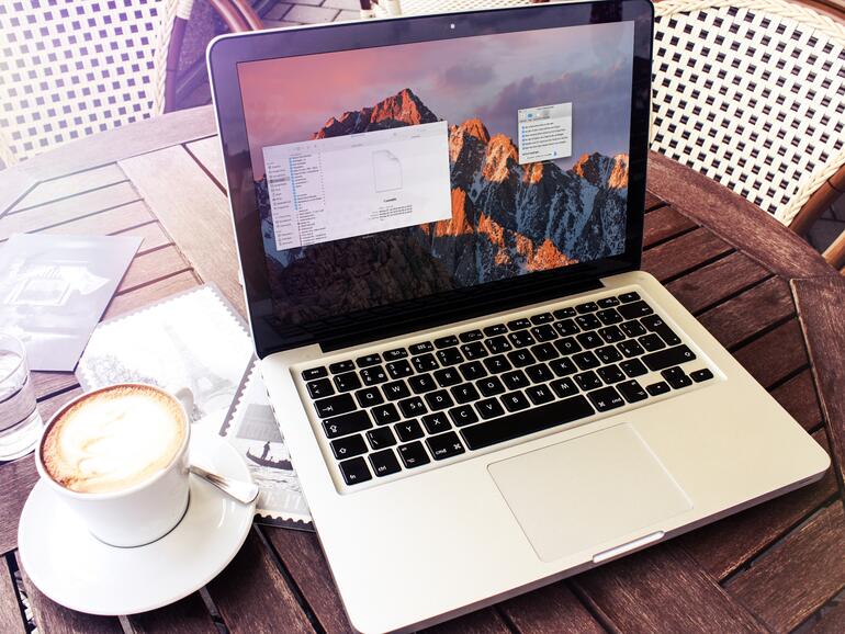 Finder und Einstellungen in macOS Sierra