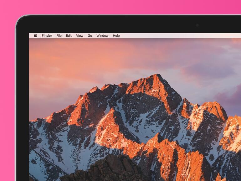 macOS Sierra auf einem MacBook