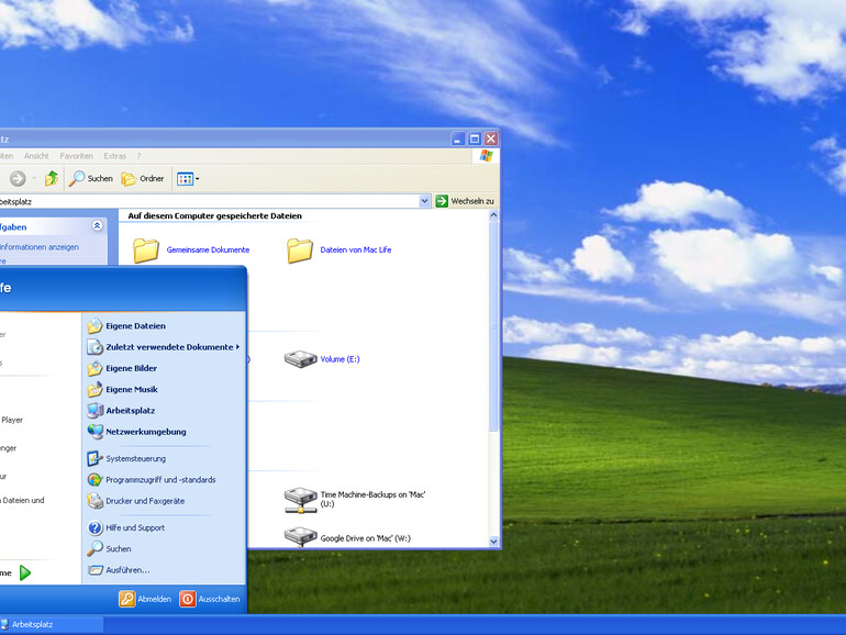 Windows XP-Desktop