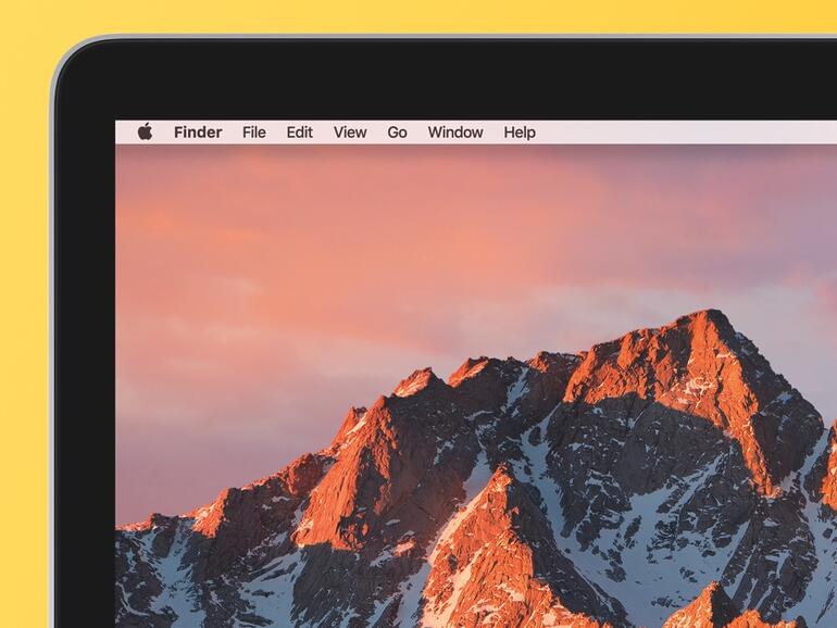 macOS Sierra auf dem MacBook