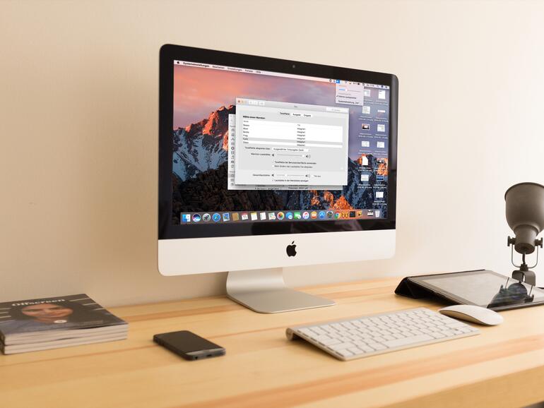 macOS Sierra auf einem iMac
