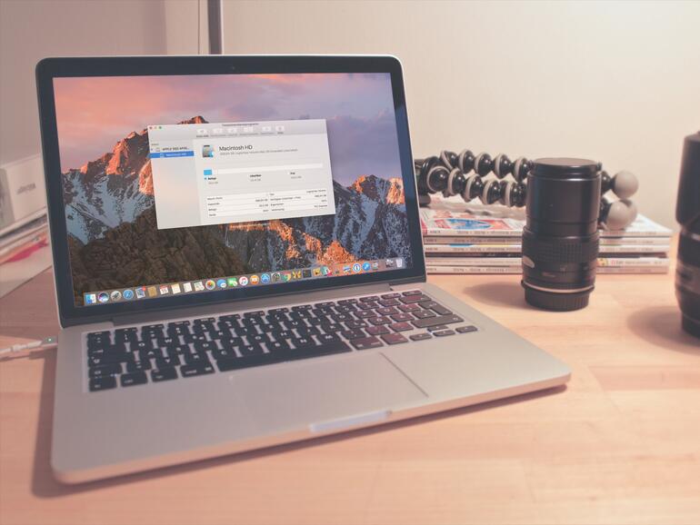 Festplattendienstprogramm in macOS Sierra