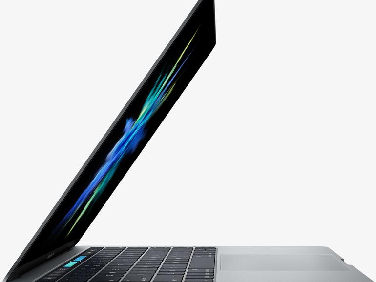 MacBook Pro Late 2016 von der Seite