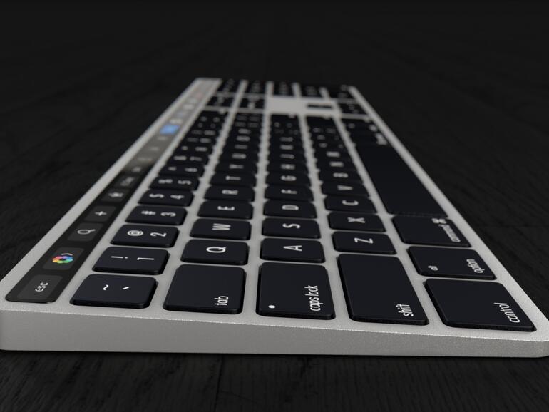 Magic Keyboard mit Touch Bar - Mock-Up