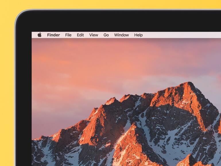 macOS Sierra auf dem MacBook