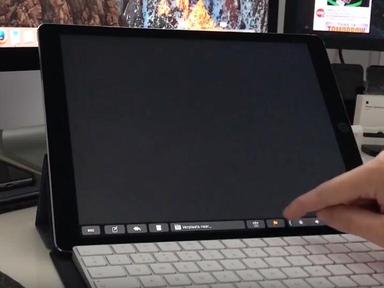 Touch Bar Demo auf dem iPad