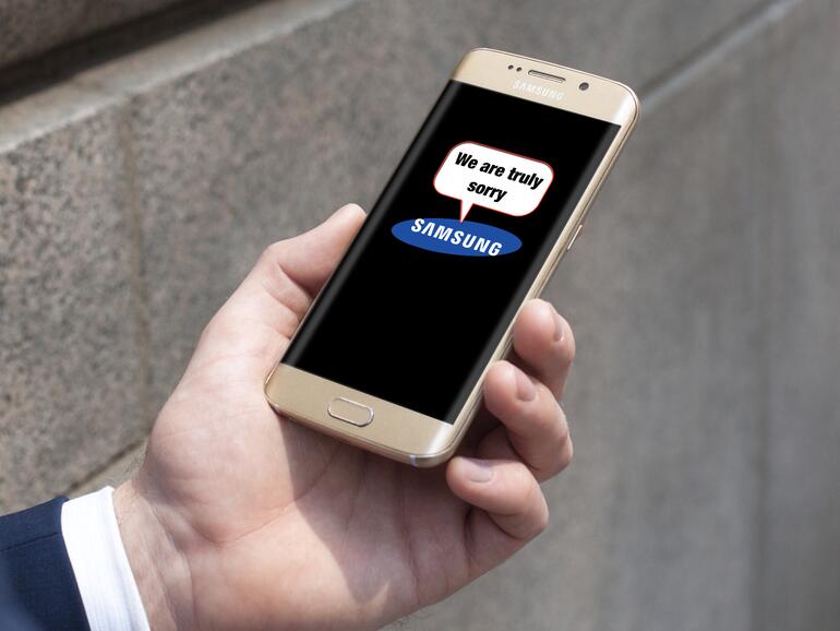 Samsung entschuldigt sich für die brennenden Akkus