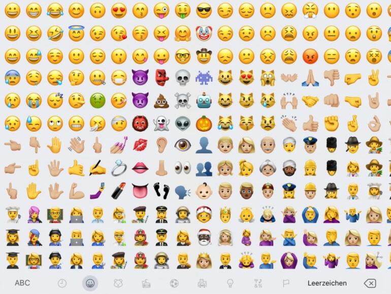 Neue Emojis in macOS 10.12.2 und iOS 10.2