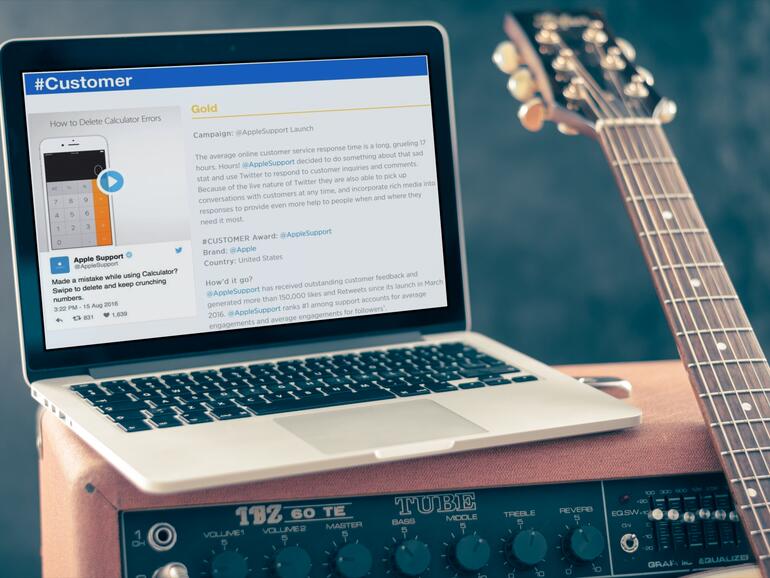 @AppleSupport hat eine Auszeichnung erhalten