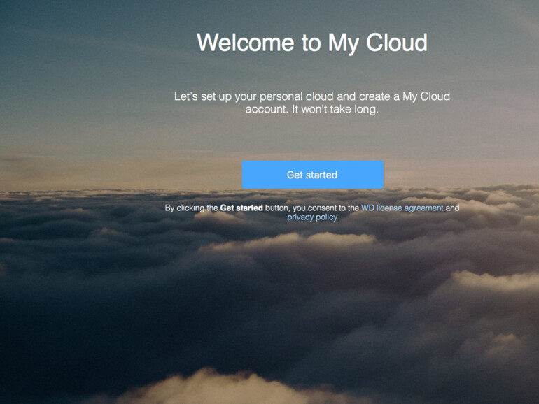 Auf mycloud.com/setup startest Du die Ersteinrichtung von WD My Cloud Mirror