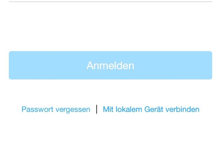 Die Schaltfläche „Mit lokalem Gerät verbinden“ erleichtert die Einrichtung mit einem vom NAS generierten Zugangscode
