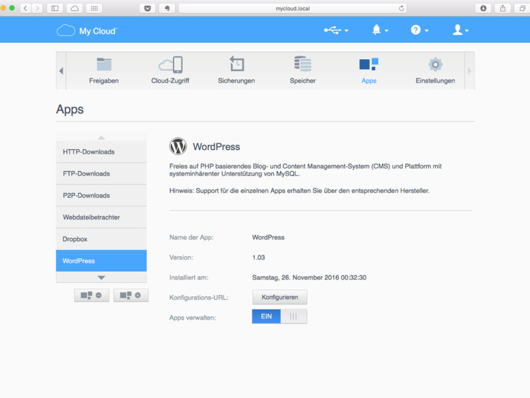 WordPress ist ein flexibles CMS. Jedoch geht der Spaß erst nach einem Mausklick auf die Schaltfläche „Konfigurieren“ los