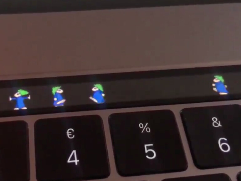 Lemminge auf der Touch Bar