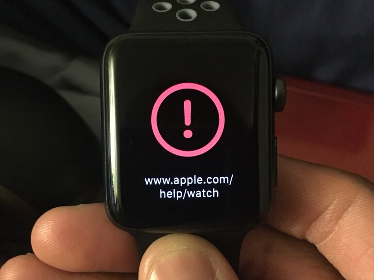 Fehler beim Update der Apple Watch auf watchOS 3.1.1