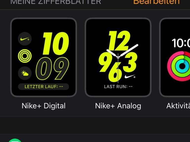 Die Nike-Watch ist auch eine normale Apple Watch der zweiten Serie
