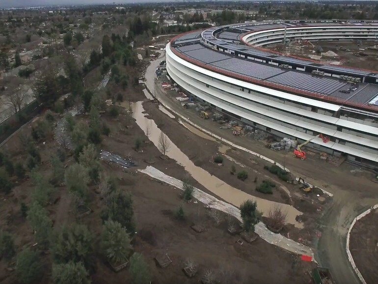 Apple Campus 2 im Januar