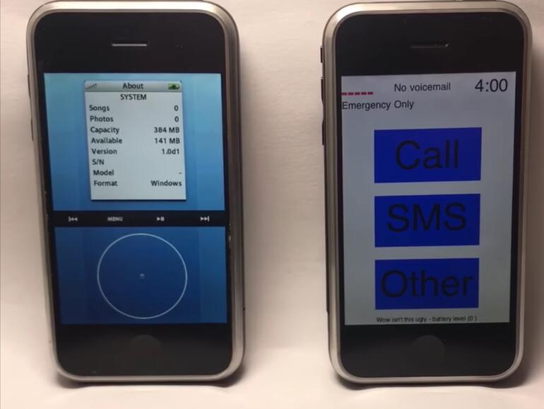 Zwei Versionen von Acorn OS