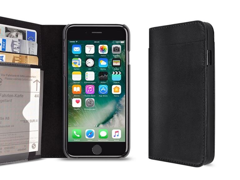 Mit dem iPhone Wallet Case von Artwizz wird die Brieftasche überflüssig. Verstauen Sie Ihre Wertgegenstände auf stilvolle Art und Weise in dem praktischen Lederetui aus naturbelassenem Rindsleder.