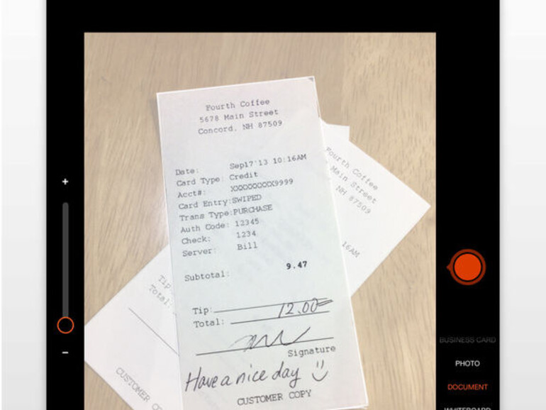 Office Lens für das iPad